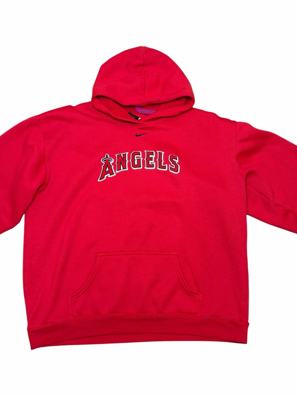 Vintage Y2K Nike Anaheim Angels Red Hoodie XL